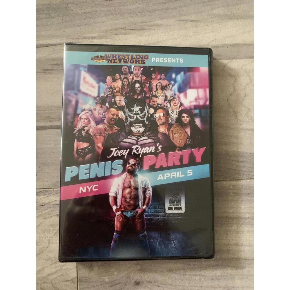🔥 Wrestling Network Joey Ryan's Penis Party NYC 4/5/2019 DVD Sealed